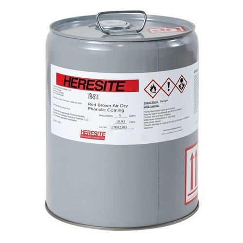 Cat Heresite Coating VR-514 Reddish Brown 5 Gallon
