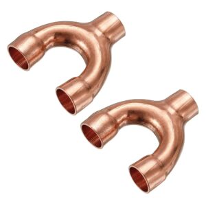 Copper Y / Y Branch Tembaga 3/8 x 3/8 x 5/8 inch