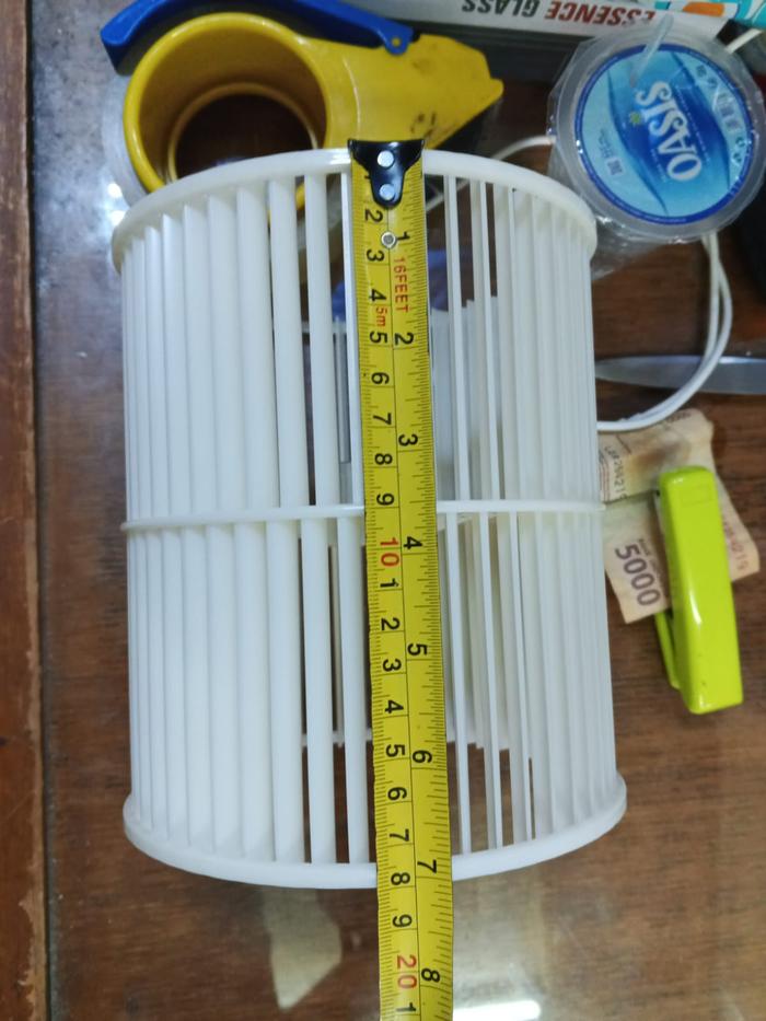 Blower Fanwheel Sirocco Yilida 16x20cm Plastik – Efisien & Siap Pasang - Image 4